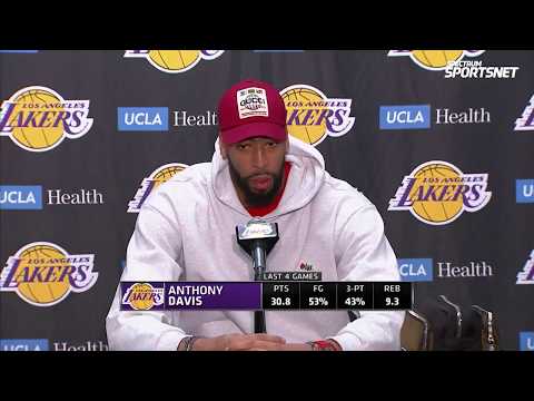 Anthony Davis postgame interview | Lakers vs Nets
