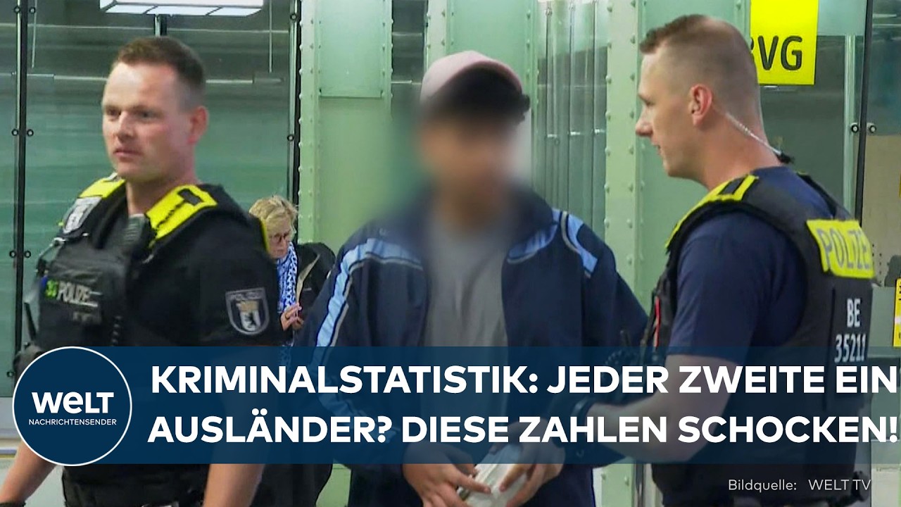 KRIMINALSTATISTIK DER POLIZEI: Wir haben die neuen Ergebnisse vorab – Ausländer überrepräsentiert