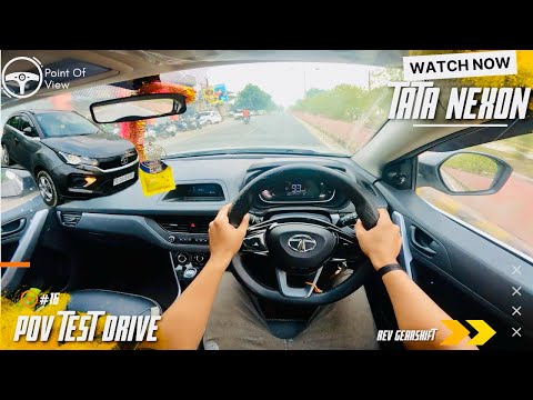 TATA NEXON POV DRIVE #16 | TATA NEXON 2023 | REV GEARSHIFT #tata #nexon #tatanexon #suv #sound #car
