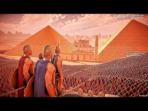 1 Million Persians Lay Siege to Egyptian City  Ultimate Epic Battle Simulator 2  UEBS 2