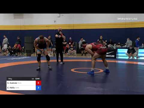 74 Kg Round Of 32 - Carlos Cuevas, Texas Vs Edward Holly, Corespeed Wrestling - Hutto-Round Rock