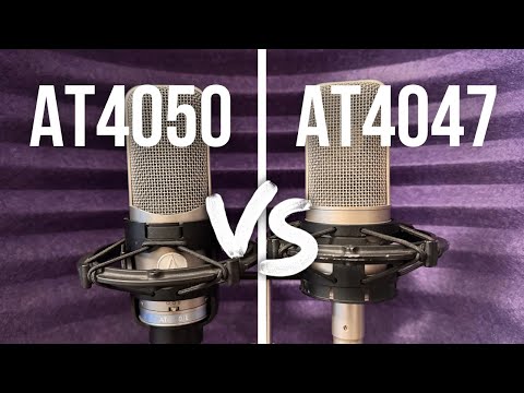 AT4050 vs AT4047: Audio Technica Microphone Comparison (Vocals & Acoustic)