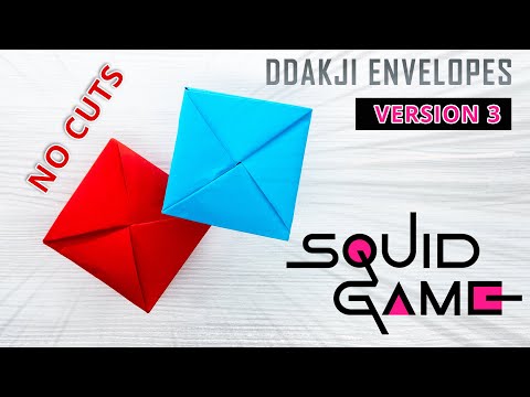 Learn How to Make Authentic Squid Game DDAKJI Paper Game - No Scissors Needed!