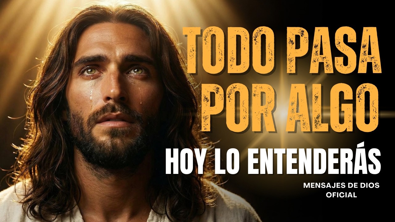 DIOS TE DICE HOY... YO NO ME EQUIVOCO, TODO PASA POR ALGO | MENSAJES DE DIOS