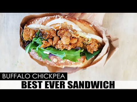 Buffalo Chickpea Sandwich