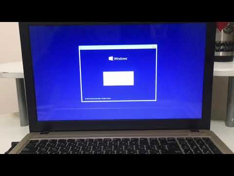 How to install Windows 10 on Asus X540 Laptop - Enable USB Boot in Bios Settings  endless to windows
