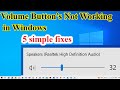 Volume icon NOT working in Windows  | How To Fix Volume Button’s Not Working in Windows