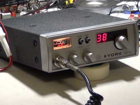 York JCB861, UK (CB 27/81) CB radio (Mobile)  - On The Air Test