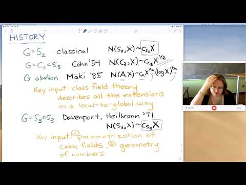 Melanie Matchett Wood, Conjectures from number field counting