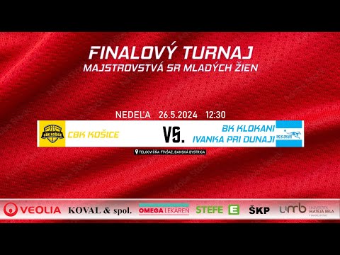 MSR U23: CBK KOŠICE – BK KLOKANI IVANKA PRI DUNAJI, 26.5.2024