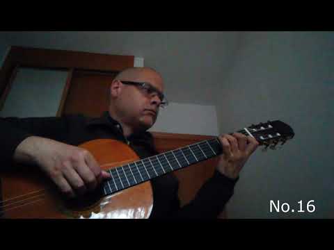 Arpeggios 4 - Arpeggios With Thumb And Two Fingers - Sixteenth Note - Matteo Carcassi