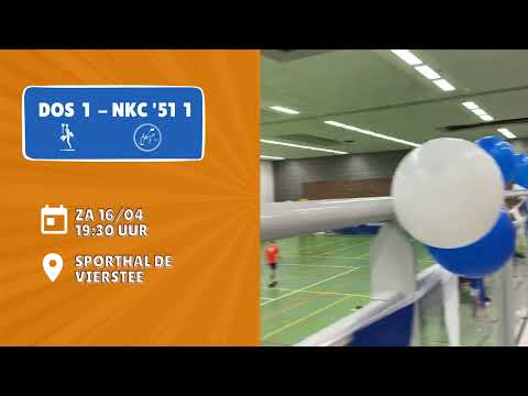 DOS WESTBROEK | Promotiewedstrijd Hoofdklasse 16-04-2022   |  DOS 1 - NKC '51 1