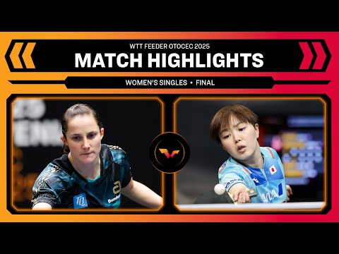 Sabine Winter vs Saki Shibata | WS Final | WTT Feeder Otocec 2025 Presented by I Feel Slovenia