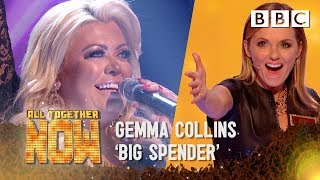 Reality star Gemma Collins STUNS Geri Horner with amazing &#39;Big Spender&#39; - All Together Now