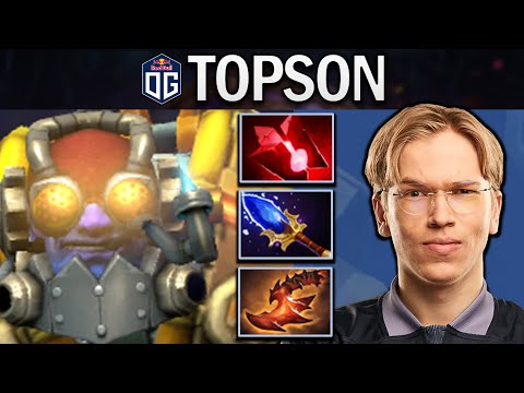 OG.TOPSON TINKER WITH CRAZY 100K DAMAGE - DOTA 2 7.30 GAMEPLAY