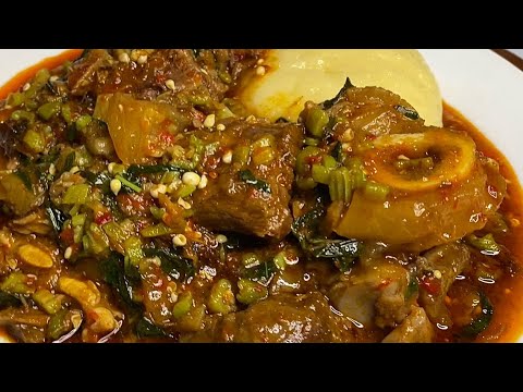 Nigerian okra Soup !
