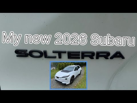 Goodbye 2023 Subaru Solterra hello to my beautiful 2026 Subaru Solterra