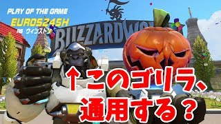 元ランカーのゴリラは現在通用するのか検証してみたｗｗｗｗｗｗ【オーバーウォッチ】