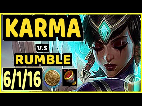 MAGIFELIX (KARMA) vs RUMBLE - 6/1/16 KDA TOP CHALLENGER GAMEPLAY - EUW