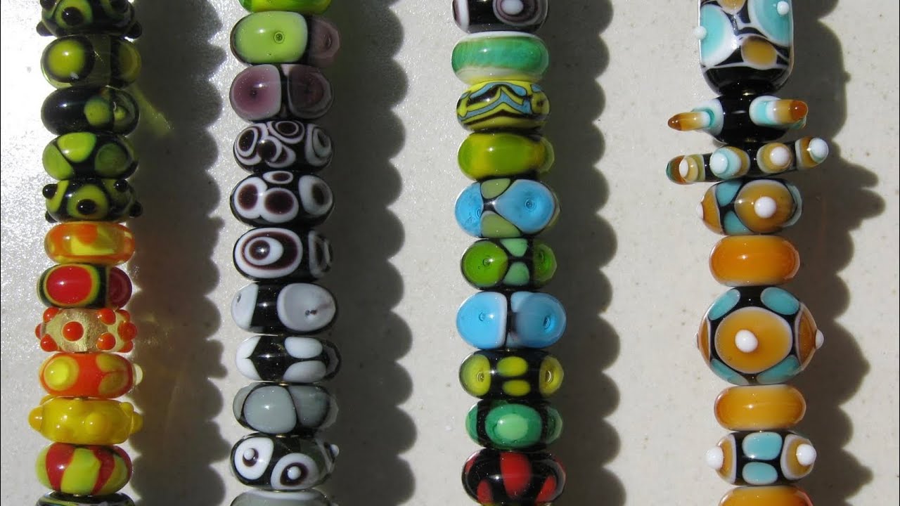 Handmade glass beads - Glas perle fremstilling-glass art.#glassbeads
