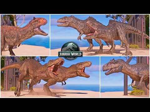 ALL DINOSAURS MOVIE AND SPECIAL SKINS SHOWCASE IN JURASSIC WORLD EVOLUTION 3