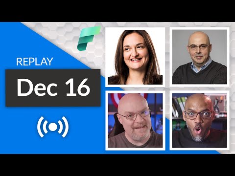 Microsoft Fabric / Power BI Q&A - LIVE w/ Kim Manis & Bogdan Crivat (Dec 16, 2023)
