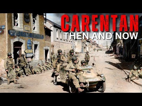WW2 Photos You've Never Seen! Carentan 1944 THEN & NOW