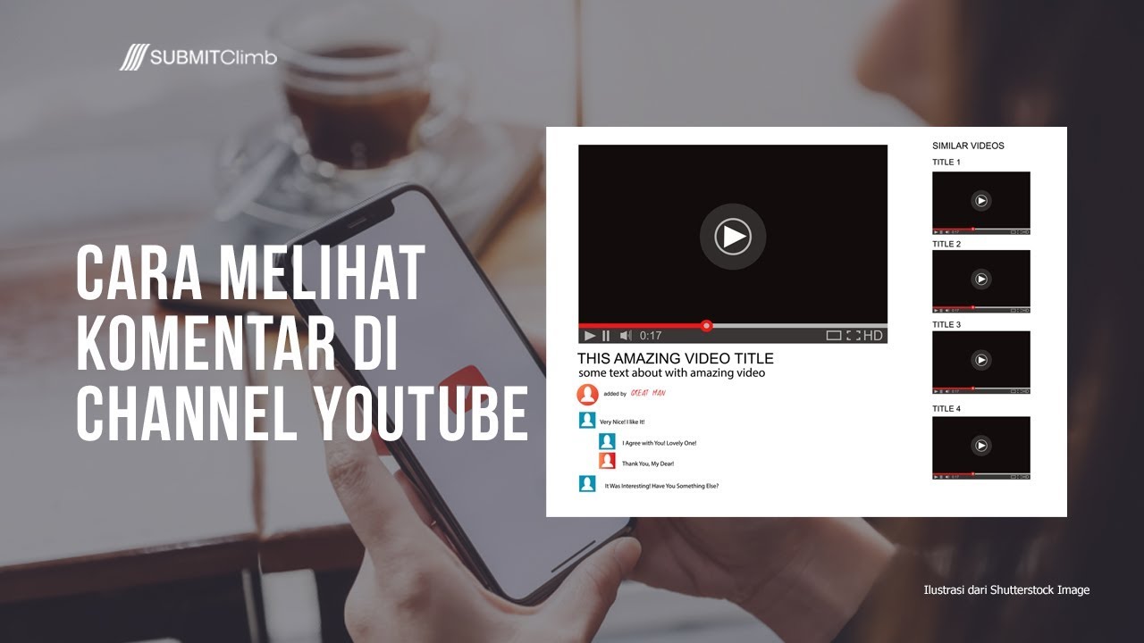 Begini Cara Melihat komentar di Channel YouTube Kita
