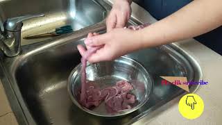 Longanisa Casing-Pork Intestine (preparation and cleaning)