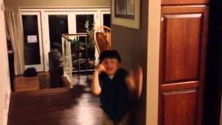 Charlie LOVES the HAWKEYES!