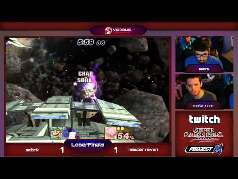 VS Weekly 8/13/14 - Losers Finals - Seibrik (Mario) vs Master Raven (Mewtwo) - ProjectM