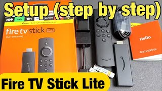 Fire TV Stick Lite: How to Setup (Step by Step for Beginners)