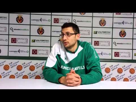 Sala de prensa Amics - CB Tarragona: Chema Garcia