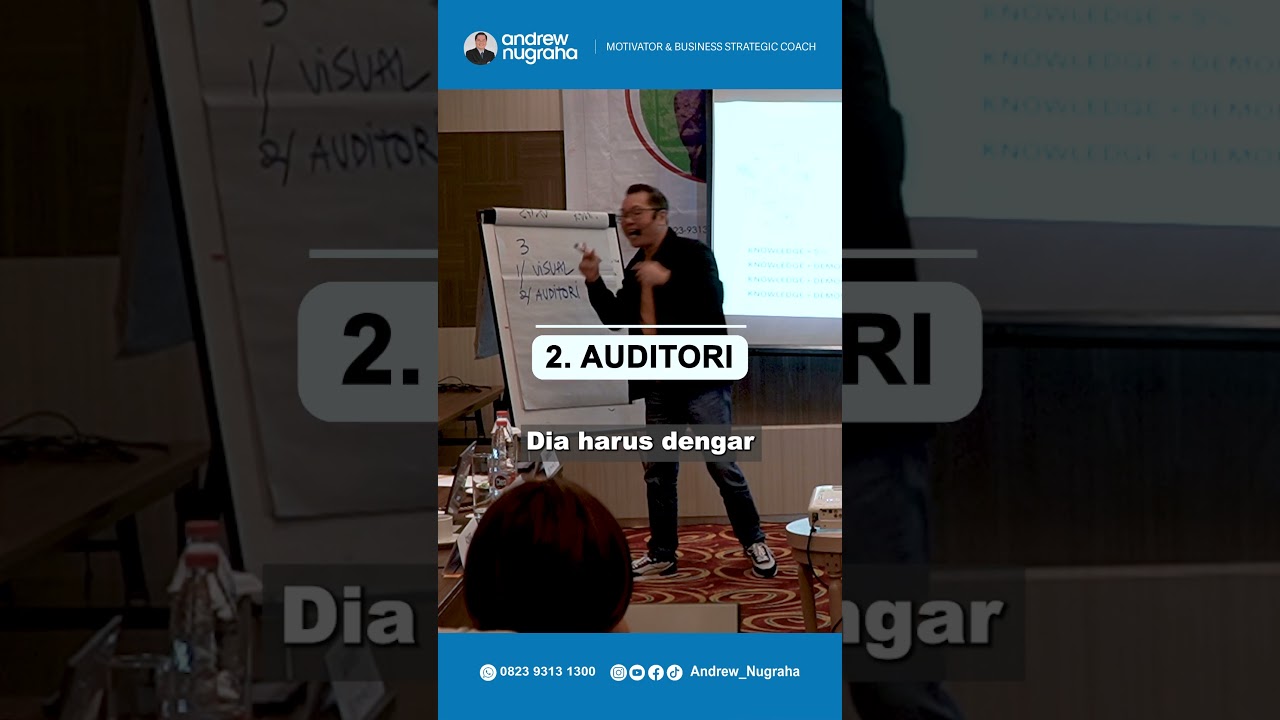 PERBEDAAN ORANG DALAM MENERIMA INFORMASI  #andrewnugraha #pengusahsukses