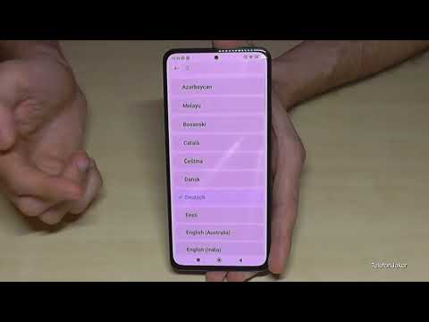 Poco Smartphones: Wie kann man die Sprache auf Deutsch ändern?