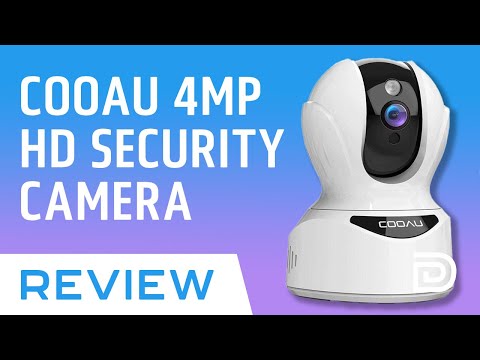 COOAU 4MP Security Cameras Wireless Outdoor​​, Faster Charging Solar Powered, Sharper-Image Outdoor Camera Wireless,No Subscription,PIR Detection,Surveillance System for Wide-Area Whole-House Coverage video review thumbnail