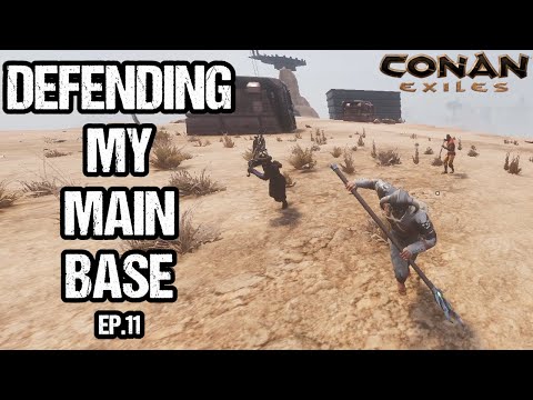 An Alpha Clan Came to RAID My Base - Conan Exiles