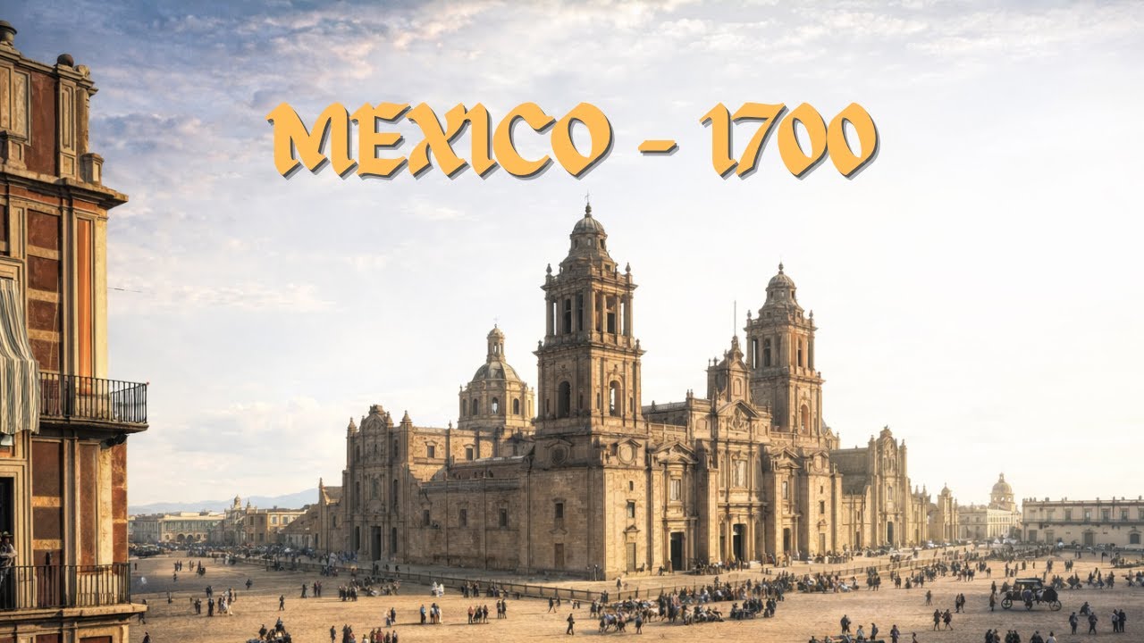 Mexico City in the 18th Century (AI Reconstruction)