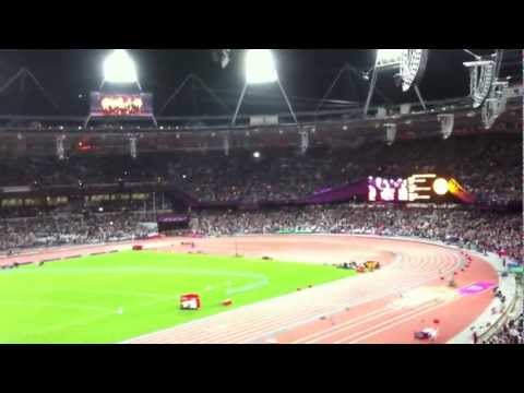 London 2012 Olympics Women's Pentathlon Medal Ceremony - Jessica Ennis
