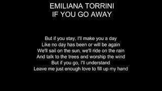 Emiliani Torrini - If You Go Away