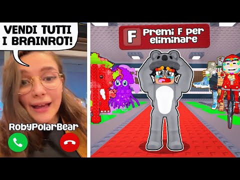 GLI YOUTUBERS MI COMANDANO PER 24 ORE SU ROBLOX STEAL A BRAINROT!