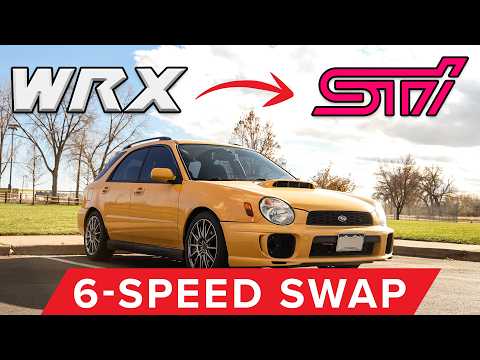 STI 6 Speed Swap  into Bugeye WRX - Finally Done!
