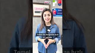 Staj İçin Gerekli Temel İSG Sertifikası | TEMEL İSG™