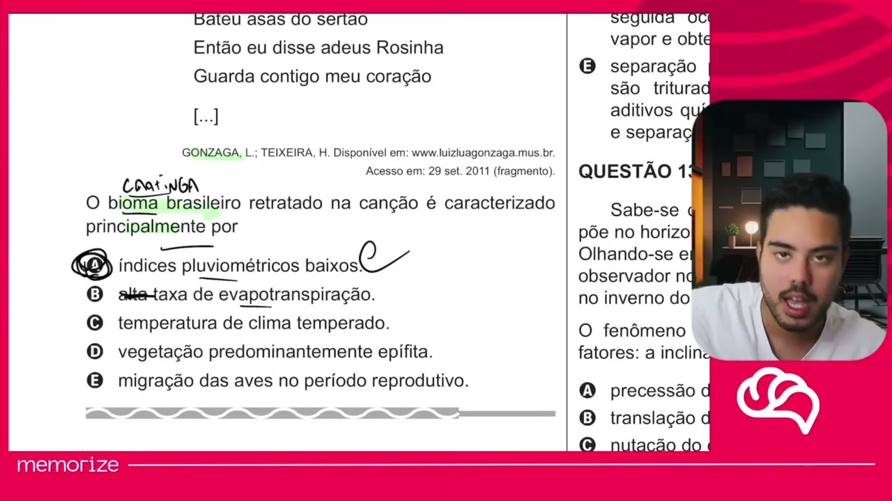 Resolução em Vídeo — Questão 92 ENEM 2017 PPL