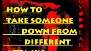 preview picture of video 'How to take someone down from different attacks'