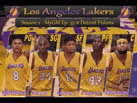 NBA 2K14 Next Gen MyGM #35 | Pistons 63-77 Lakers | PS4