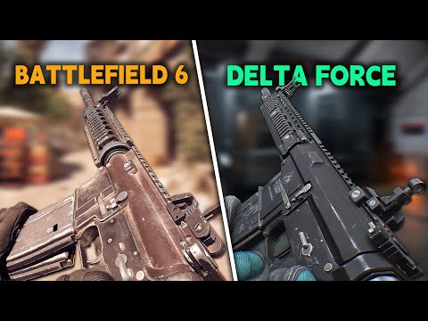 Battlefield 6 vs Delta Force - Weapons Comparison | 4K