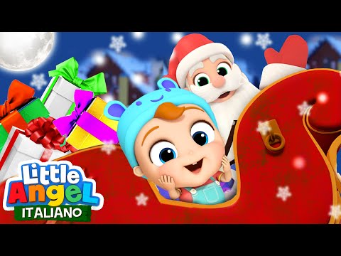 La Vigilia di Natale 🎄🎅🏻Cartoni Animati con Gianni Piccino - Little Angel Italiano