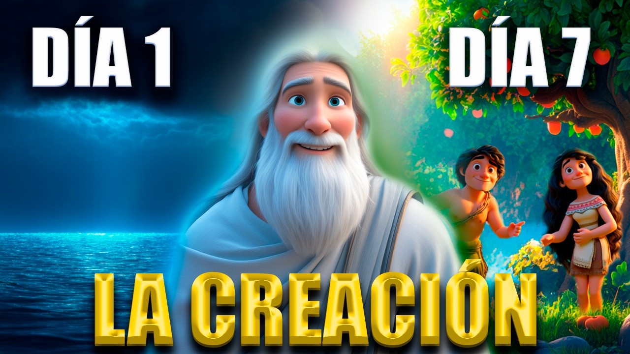 MIRA cómo Dios creó el Mundo en Sólo 7 días | Biblia Animada