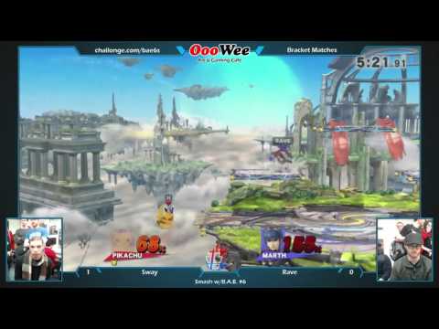 Smash w/ BAE 6 - LoCal | Sway (Pikachu) Vs. Rave (Marth)
